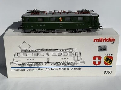 Märklin H0 3050 E-Lok Serie Ae 6/6 Sonderserie “20 Jahre Märklin Schweiz” in OVP - Bild 1 von 4