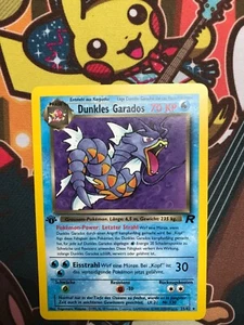 Dunkles Garados 25/82 1.Edition Team Rocket deutsch Pokemon Karten NM-MINT - Bild 1 von 4