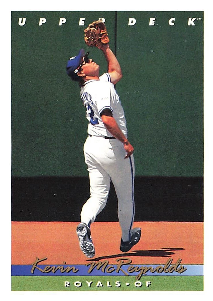 1993 Upper Deck #592 Kevin McReynolds Kansas City Royals