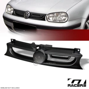 Parrilla de parachoques delantero ABS de malla de aluminio negro mate para Golf GTI MK4 1999-2006 - Imagen 1 de 7