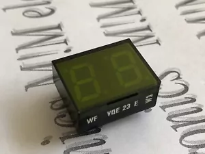 1x VQE23 E Display LED 7 segmenti VERDE 2 cifre - Foto 1 di 4