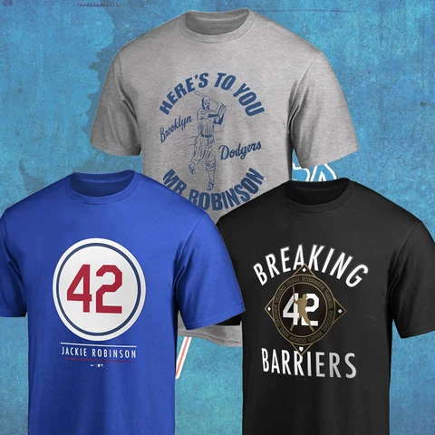 SALE 2023!! Jackie Robinson Day Team #42 Broo.klyn Dodgers Baseball T-Shirt Cover