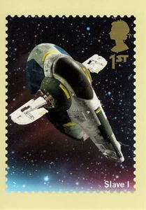 (aq23) PHQ 465 Star Wars Slave 1 - Postal - Imagen 1 de 2