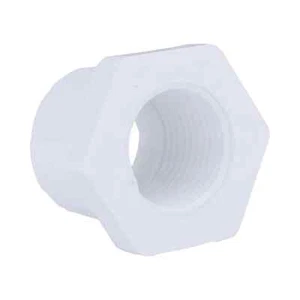 Pavco Fittings D-2466  2"spigot x 1" FPT Sch40 Reducer Bushing SP x FPT White - Picture 1 of 1