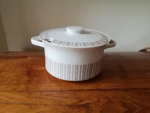 KPM Krister zuppiera vintage porcellana ciotola anni 60 grigio rosa 18 cm - Foto 1 di 5