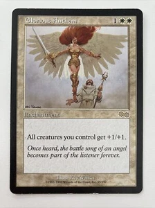 1x Glorious Anthem MTG **LP/EX (Urza's Saga, English) - Picture 1 of 2