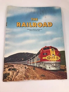 VINTAGE 1958 THE RAILROAD BOOK BY SANTA FE SYSTEM LINES - Picture 1 of 9