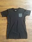 Hef ladies black t-shirt dress size L with side zips