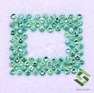 2 mm Natural Emerald Round Diamond Cut Lot 25 Pcs 0.67 CTS Unheated Loose Gems - Picture 1 of 5