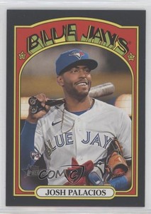2021 Topps Heritage High Number Black Border /50 Joshua Palacios Josh Rookie RC