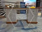 HANDMADE VICTORIAN COUNTRY 6 DRAWER DRESSING TABLE IN WHITE (NOT FLATPACKED)