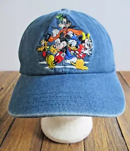 Gorra DE COLECCIÓN Disney Store Juvenil 4-6 Denim Bordada Mickey Donald Pluto - Imagen 1 de 10