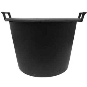 2 x 100 Liter großer Pflanztopf mit Griffen Outdoor Garten Baum Pflanzgefäß Behälter - Bild 1 von 1