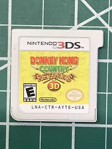 Donkey Kong Country Returns (Nintendo 3DS, 2010) Cart Only- Free Shipping - Picture 1 of 2