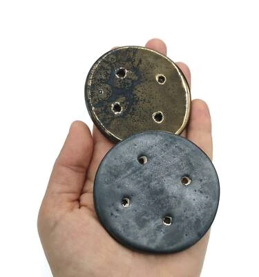 1Pc Extra Large Sewing Button, Decorative Novelty Metallic Coat Buttons Handmade - Image 1 of 4