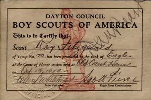 DANIEL C. BEARD - DOCUMENT SIGNED 10/19/1923 - Picture 1 of 2