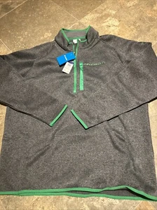 Columbia NCAA Oregon Ducks Canyon Point Sweater Fleece Half Zip Sz XL XM8695 NWT - Picture 1 of 7