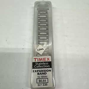 VINTAGE TIMEX 15-19 MM EDELSTAHL KONVOLUT, SLT 338 UHRENARMBAND - Bild 1 von 6