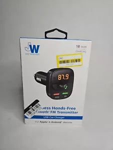 Just Wireless Bluetooth FM Transmitter - Black - Picture 1 of 6