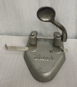 Two Hole Punch Vintage Wilson Jones Co. Chicago USA, Marvel Cast Iron, Works - Picture 1 of 8