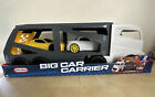 Little Tikes Big Car Carrier Semi Truck Auto Transport Hauler Large W/ Two Cars