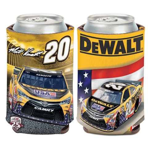 Matt Kenseth DeWALT Can Cooler 12 oz. Koozie NASCAR Cover