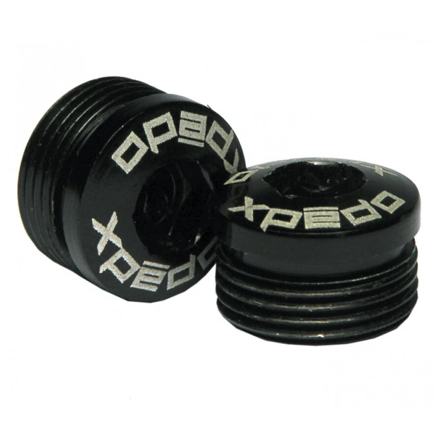 Conjunto de tampas 9 pedais pretos acessórios Xpedo 2184010700 - Imagem 1 de 1