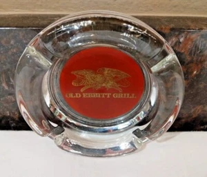 Vintage Historic The Old Ebbitt Grill Restaurant Washington, DC Glass Ashtray - Picture 1 of 12