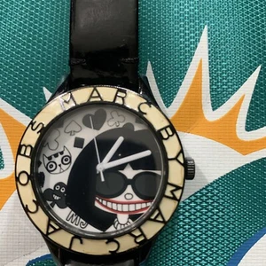 MARC BY MARC JACOBS MISS MARC Blk Watch RARE !! Cool Used/clean - Picture 1 of 10