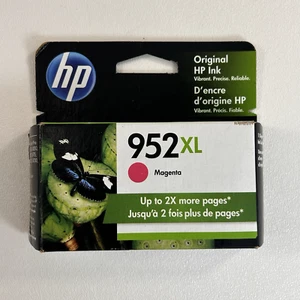 Original HP 952XL Tintenpatrone Magenta hohe Reichweite Ablaufdatum 08/2022 BRANDNEU VERSIEGELT - Bild 1 von 6