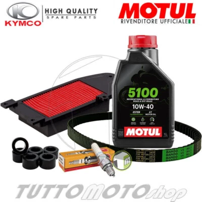 Tagliando KYMCO People 200 i S 2009 2010 2011 2012 Kit Olio Motul 5100 Completo - Immagine 1 di 4