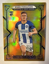 2022-23 Evan Ferguson Panini Obsidian Gold Flood Rookie Card /10 - Brighton