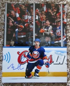 MATT MOULSON AUTO SIGNED 8 x 10 PHOTO NEW YORK ISLANDERS RARE SWEET LOOK - Picture 1 of 1