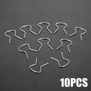 10pcs Car Door Window Metal Clips Crank Retainer Roll Up Winder Handle Retaining - Picture 1 of 13