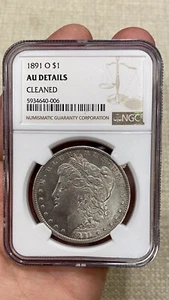 1891 O Morgan Silber Dollar vz gereinigt - Bild 1 von 2