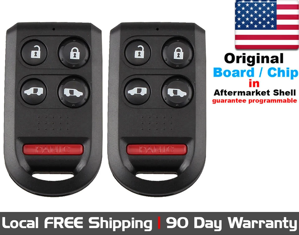 2x Chaveiro de Controle Remoto de Entrada Sem Chave OEM para Honda Odyssey OUCG8D-399H-A - Imagem 1 de 1