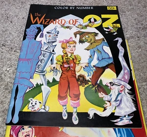 Posten Malbücher Malen nach Zahlen Zauberer Oz 3 kleine Schweine Aladdin Mutter Gans - Bild 1 von 8