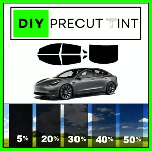 DIY Premium Ceramic PreCut Window Tint Tesla Model 3 ANY Shade ALL Windows - Picture 1 of 9
