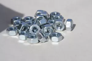 100 O 250 PIEZAS TUERCAS HEXAGONALES TERMINADAS 1/2-20 GRADO 2 ACERO GALVANIZADO - Imagen 1 de 1