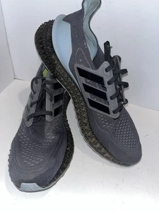 Adidas Ultra 4DFWD Carbon Wonder Blue Gray Multi Lace-Up Running Shoes Size 11.5 - Picture 1 of 22