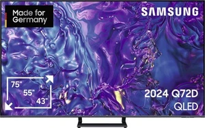 Samsung QLED Smart TV GQ65Q72DATXZG 65 Zoll Fernseher 4K UHD Gaming Hub - Bild 1 von 5