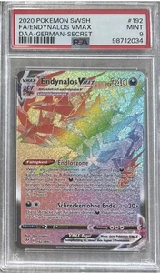Endynalos VMAX - Pokemon TCG - Flammende Finsternis PSA 9 Mint Deutsch - (8) - Bild 1 von 3