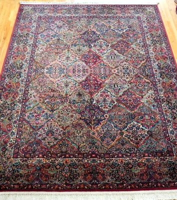 Authentic Karastan 8'8"x 12' Multicolor Panel Kirman #700-717 Wool American Rug - Image 1 of 4