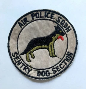 USAF Air Police Squadron Sentry Dog Section locally made patch - Picture 1 of 2