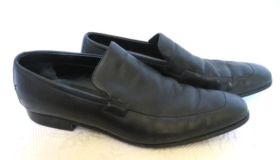 MEN'S GUCCI SLIP ON LEATHER SHOES, SZ 10 - Image 1 of 4