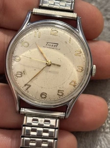 Splendido Orologio Uomo Vintage Tissot Antimagnetico Cassa Jumbo Svizzero 16J - Foto 1 di 14