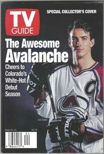 June 1996 TV Guide - Colorado Avalanche Stanley Cup (Joe Sakic Cover) NO LABEL - Picture 1 of 3
