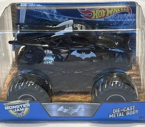 Neu 2019 Hot Wheels Monster Jam Batman Batmobile Maßstab 1:24 Diecast - Bild 1 von 6