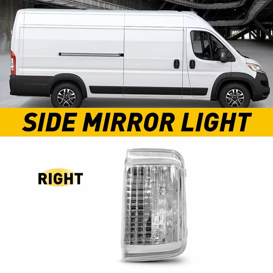 For 2014-2021 RAM PROMASTER 1500 2500 RIGHT 3500 Side Turn Mirror Signal Light - Imagem 1 de 4
