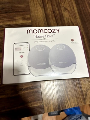 Momcozy Breast Pump Hands Free Mobile Style M6 - Wearable - 2 Pack - Cozy Red - Image 1 of 4